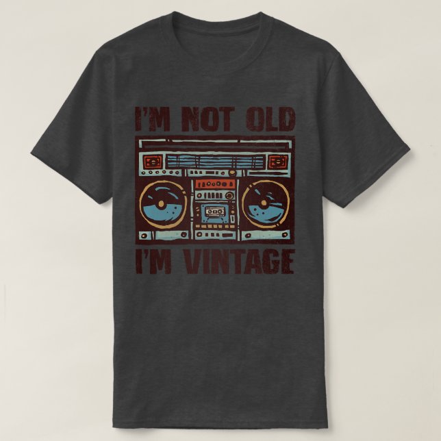 T-shirt Je suis Vintage 1 (Design devant)