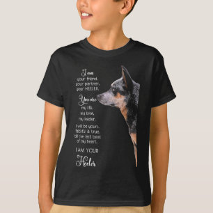 T-shirt Je Suis Votre Amie Votre Partenaire Votre Heeler
