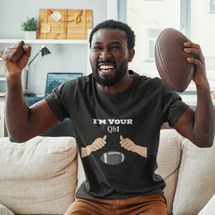 T-shirt "Je suis votre Qb1" Football d'Imaginaire