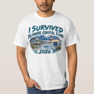 T-shirt Je Survivrai à l'Inondation Côtière du Delaware 20