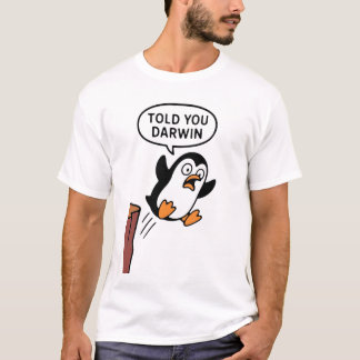 T-shirt Je t'ai dit Darwin