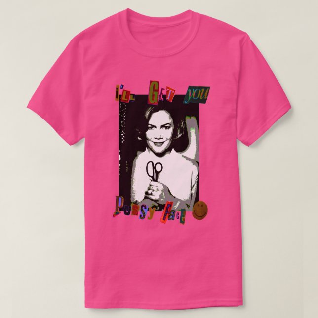T-shirt Je T'Ai Le Visage Pussy (Design devant)