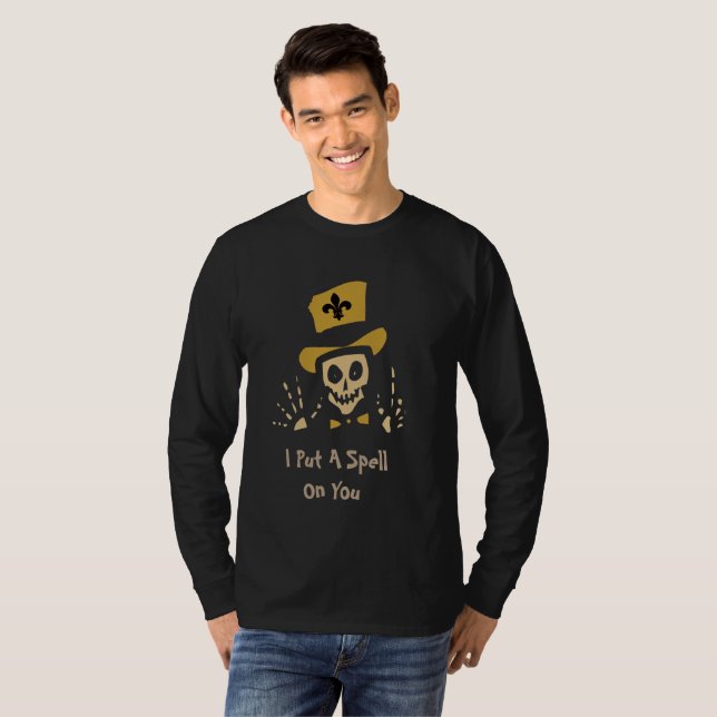 T-shirt Je T'Ai Mis Un sort, Poupée Vaudou (Devant entier)