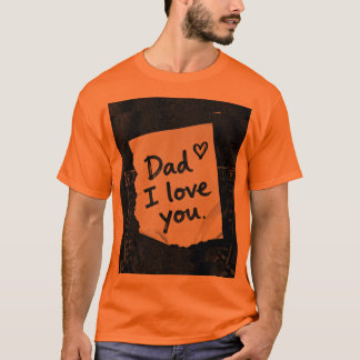 T-shirt Je t'ai papa