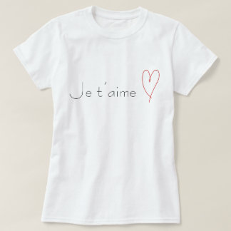 T-shirt Je t'aime