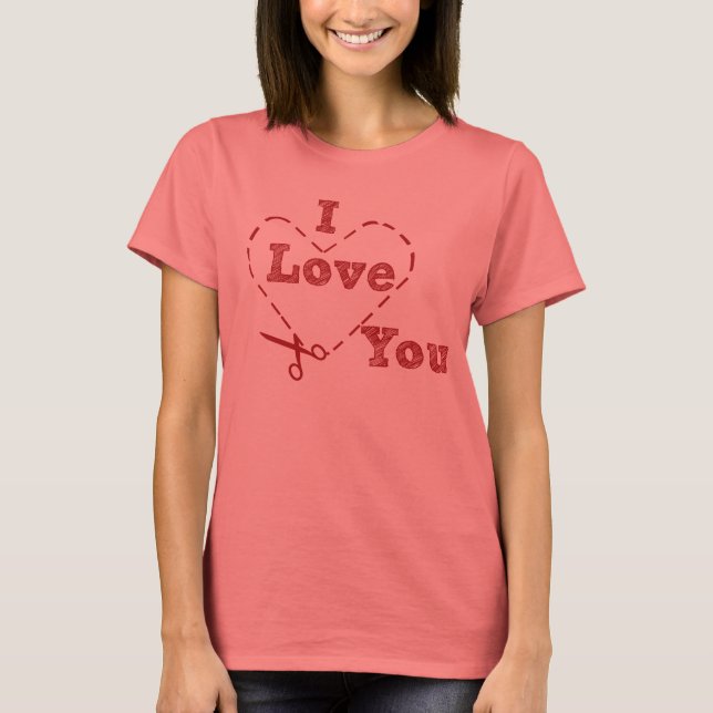 T-shirt Je t'aime (Devant)