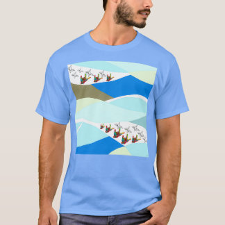 T-shirt Je t'aime avec des papillons
