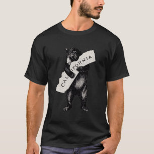 T-shirt Je T'Aime Californie Cali Grizzly Bear