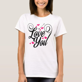T-shirt je t'aime Chemise