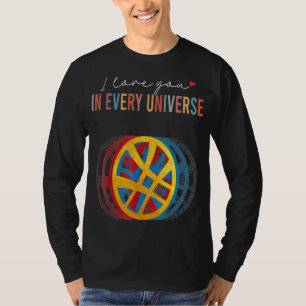 T-shirt Je T'Aime Dans Tous Les Univers Pour Les Garçons H