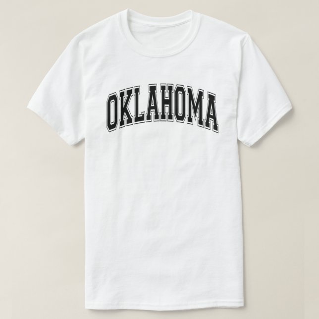 T-shirt Je t'aime en Oklahoma (Design devant)