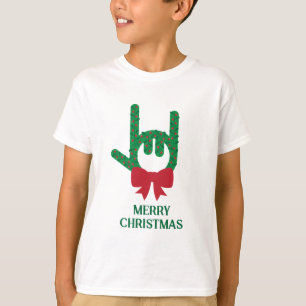 T-shirt Je t'aime la couronne de Noël