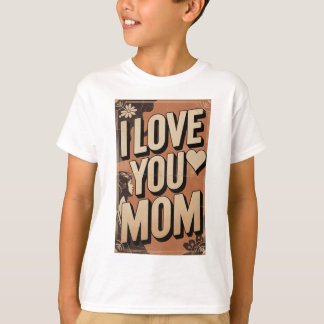 T-shirt je t'aime maman