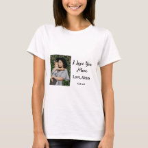 Je t'aime mère jour élégant ajouter photo texte