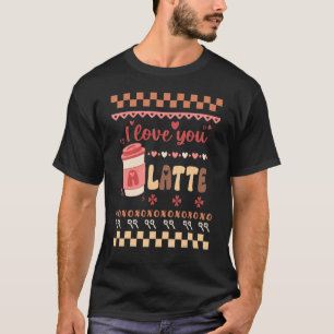 T-shirt Je T'Aime Un Dernier Vilain Vilain Costume De Café
