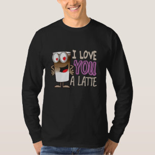 T-shirt Je t'aime un latte