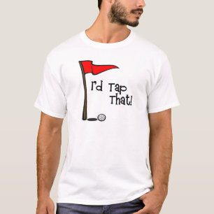 T-shirt Je taperais que - golf