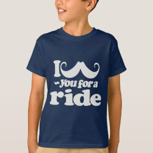 T-shirt Je te moustache pour un tour