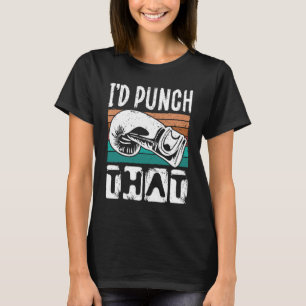 T-shirt Je te punais en boîte