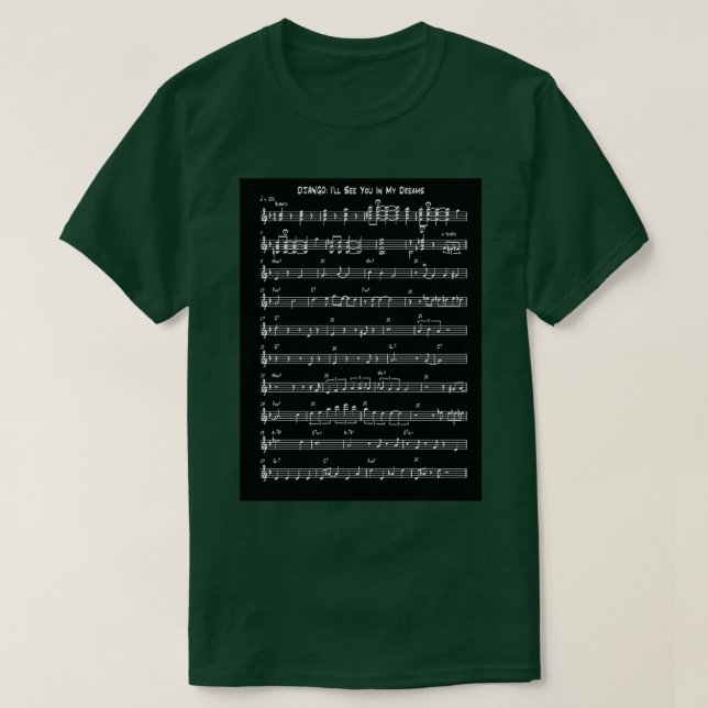 T-shirt Je Te Reverrai Dans Mes Rêves (Design devant)