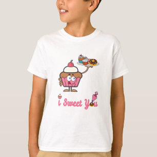 T-shirt Je te suce avec un gâteau
