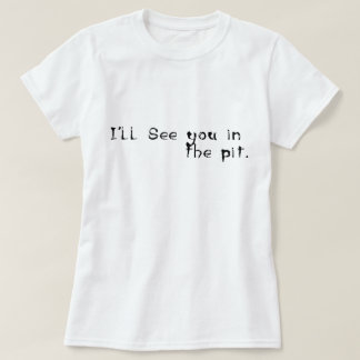 T-shirt Je te verrai dans le punk rock hard du moshpit