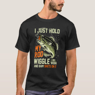 T-shirt Je Tiens Juste Ma Canne À Pêche Pêche Été Pêche