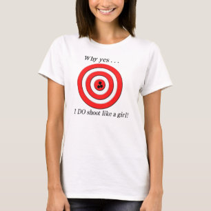 T-shirt Je tire comme une fille