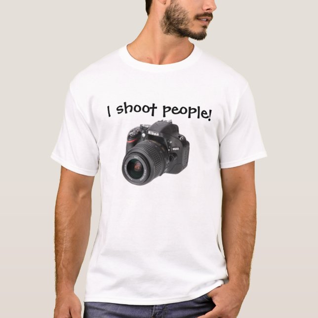 T-shirt Je tire des personnes (Devant)