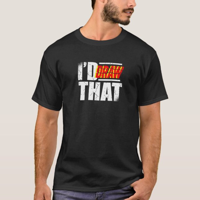 T-shirt Je tirerais Ce Jeu De Carte De Trading Booster Pac (Devant)