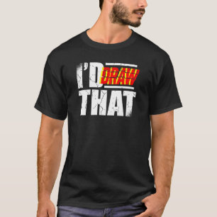 T-shirt Je tirerais Ce Jeu De Carte De Trading Booster Pac