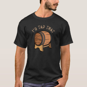 T-shirt Je Touche Ce Baril Bourbon Funny Pun Adulte Humour
