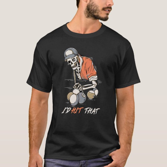 T-shirt Je Toucherais Toujours Ce Ball Sport Games Billiar (Devant)
