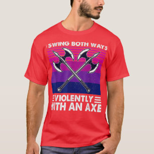 T-shirt Je Tourne Les Deux Manières Violemment Avec Un Bis