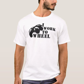 T-shirt Je Travaille À Roue, Rocher Crawler