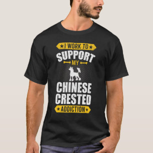 T-shirt Je Travaille Pour Soutenir Mon Chien De Toxicomani