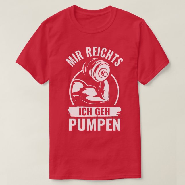 T-shirt Je Vais Aller À La Salle De Fitness Des Pompes (Design devant)
