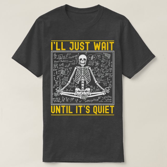 T-shirt Je Vais Attendre Jusqu'À Ce Que Son Enseignant Ske (Design devant)