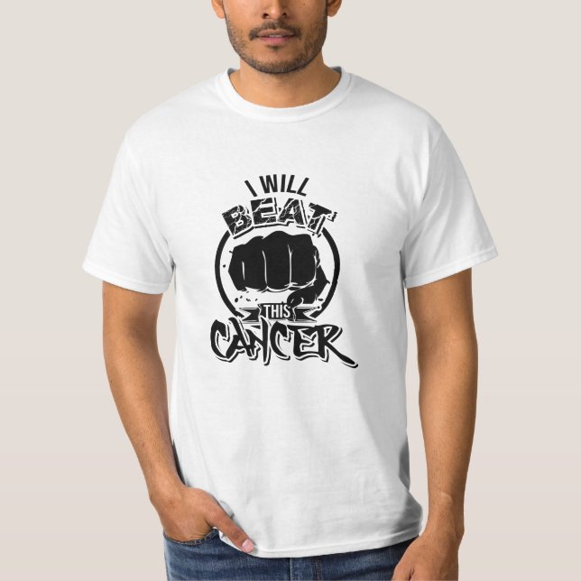 T-shirt Je vais battre ce cancer ! (Devant)