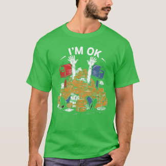 T-shirt Je vais bien Drôle Amateur de facteur Travailleur