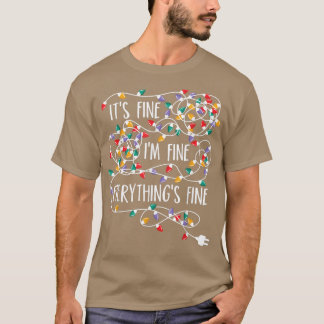 T-shirt Je vais bien tout va bien Noël Li