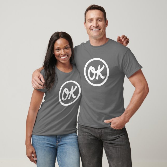 T-shirt Je vais bien, tu vas bien, Chemise noire (Unisexe)