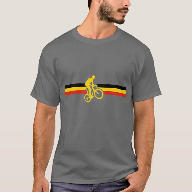 T-shirt Je vais chemise de la Belgique Cyclocross (Devant)