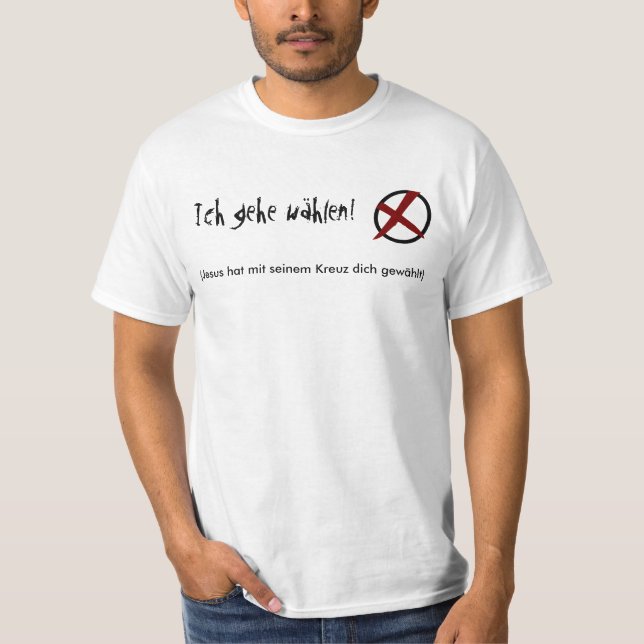 T-shirt Je vais choisir ! (Devant)
