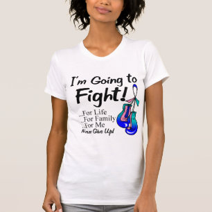 T-shirt Je vais combattre le cancer de la thyroïde