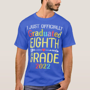 T-shirt Je Vais D'Être Officiellement Diplômé Huitième Ann