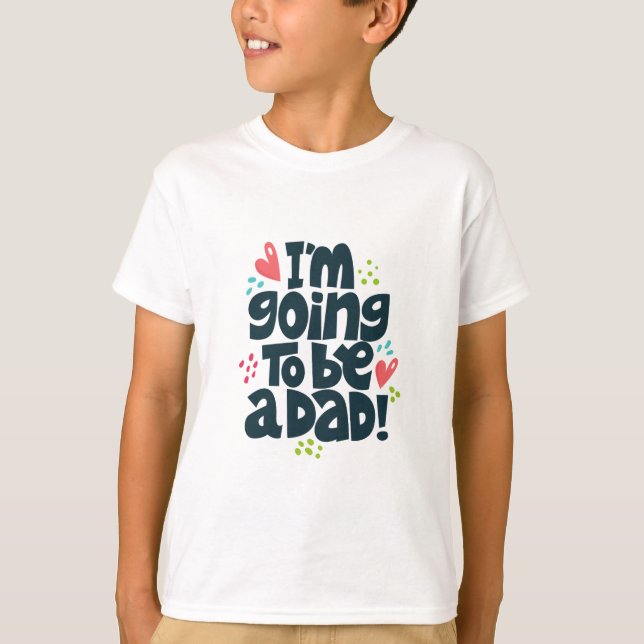 T-shirt Je vais être papa (Devant)