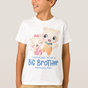 T-shirt Je vais être un grand frère Annonce de bébé