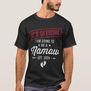 T-shirt Je Vais Être Un Mamaw Premier Jour Des Mères Nouve