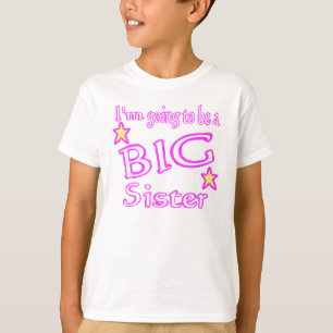 T-shirt Je vais être une chemise de GRANDE soeur